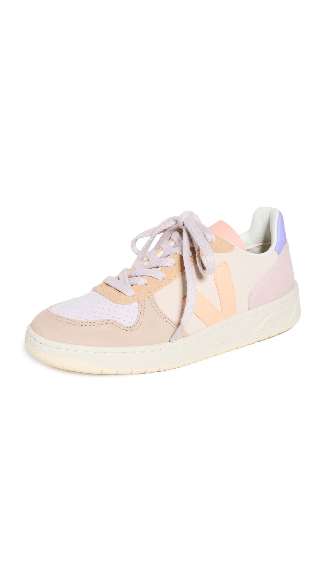 Foto 2 pulgar | Tenis Veja V-10 Multicolor Peach para Mujer - Venta Internacional