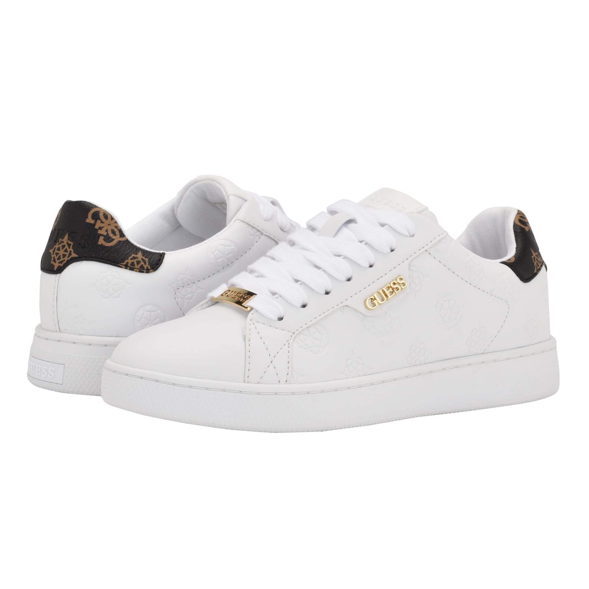 Foto 7 pulgar | Tenis Guess Renzy Blancos para Mujer - Venta Internacional