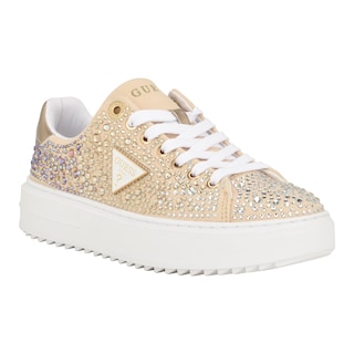 Foto 1 | Zapatilla Guess Denesa Dorada para Mujer - Venta Internacional