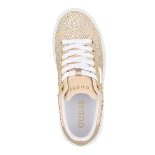 Foto 2 | Zapatilla Guess Denesa Dorada para Mujer - Venta Internacional