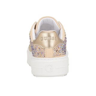 Foto 3 | Zapatilla Guess Denesa Dorada para Mujer - Venta Internacional