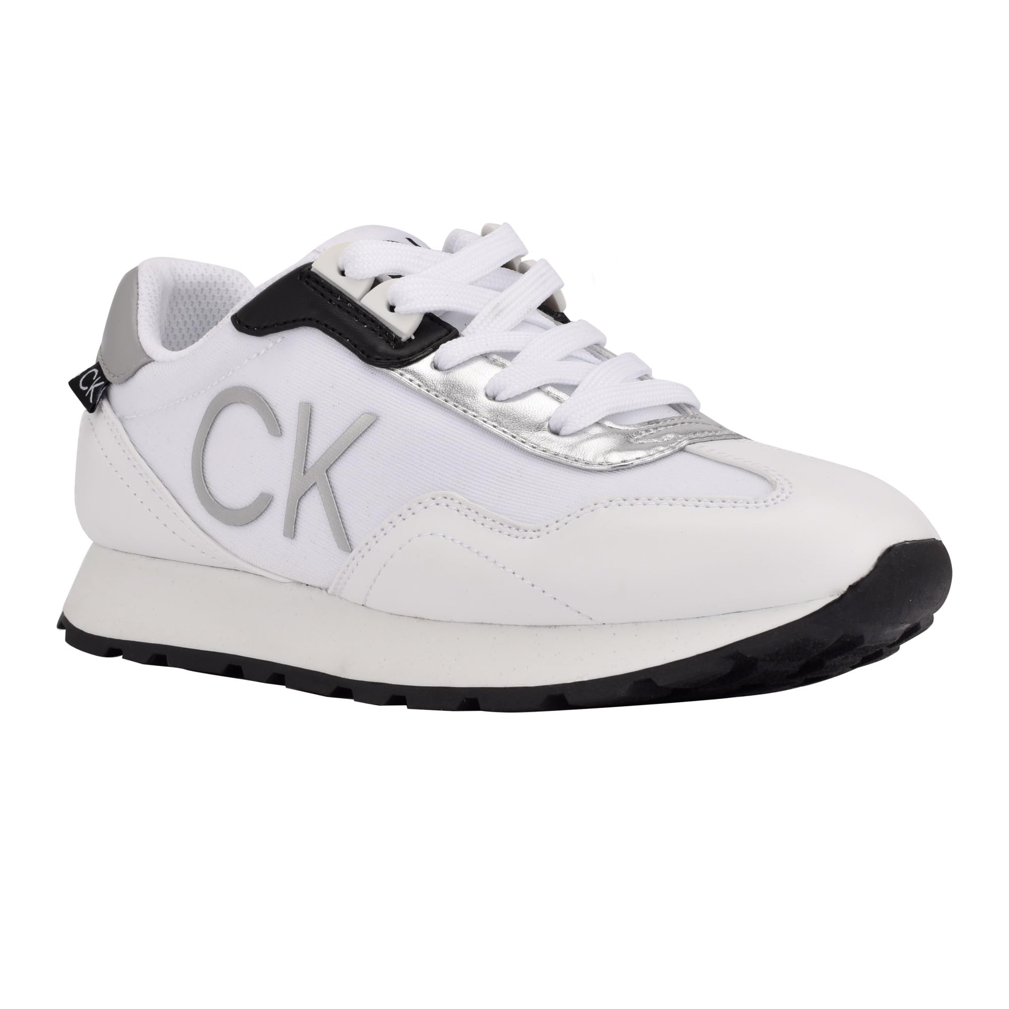 Foto 2 pulgar | Tenis Calvin Klein Caden Blanco para Mujer - Venta Internacional