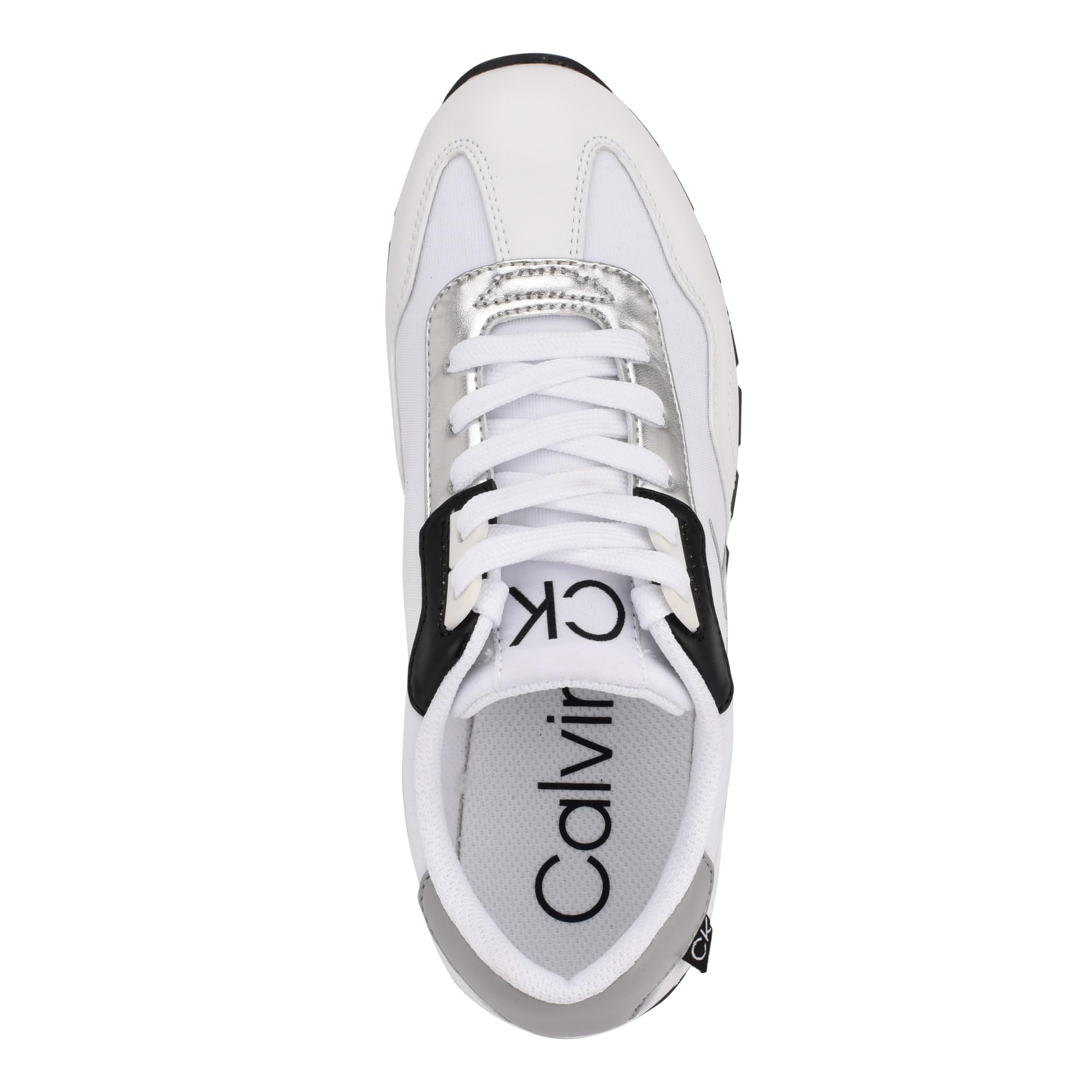 Foto 3 pulgar | Tenis Calvin Klein Caden Blanco para Mujer - Venta Internacional