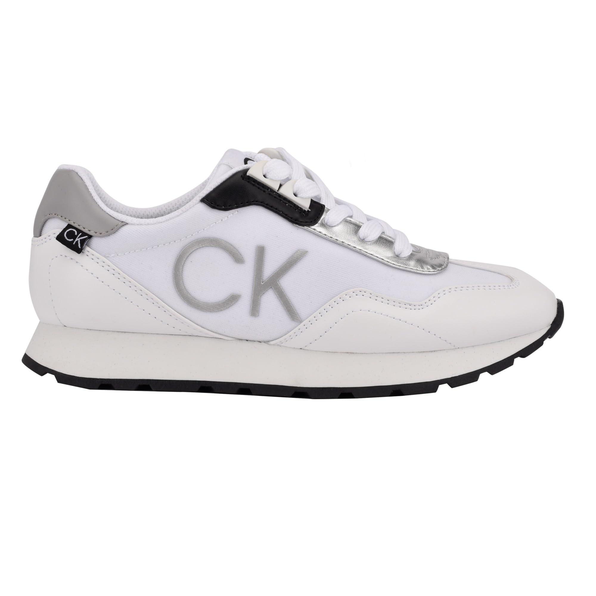 Foto 6 pulgar | Tenis Calvin Klein Caden Blanco para Mujer - Venta Internacional