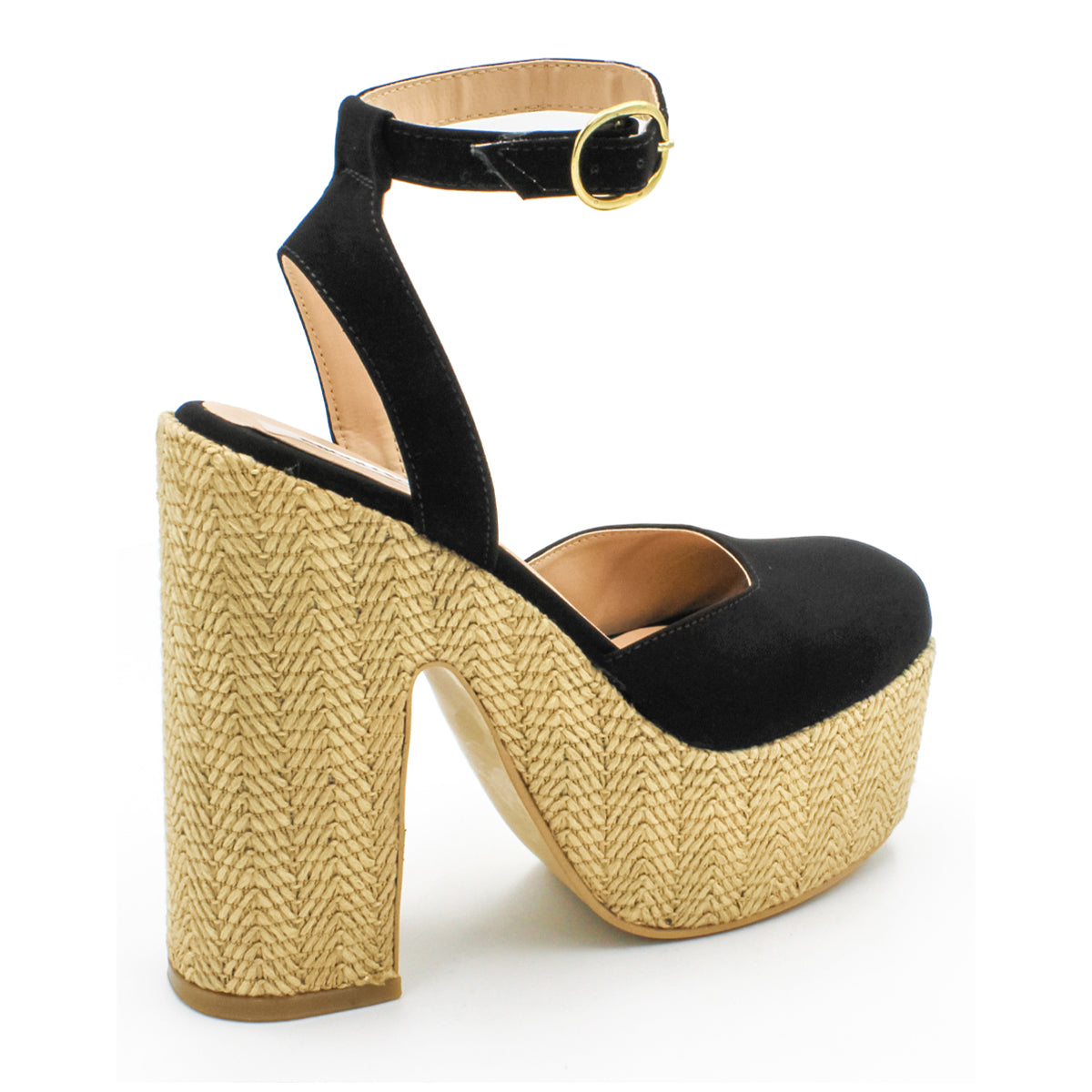 Foto 4 pulgar | Zapatillas RBCollection Exterior Gamuza Negro para Mujer