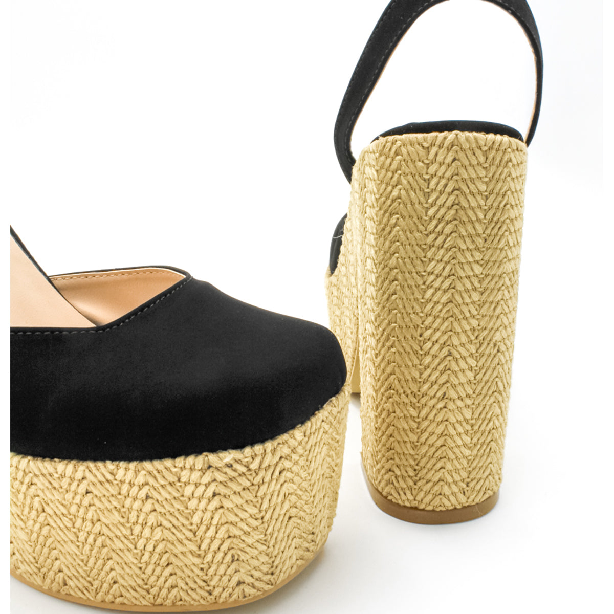 Foto 6 | Zapatillas RBCollection Exterior Gamuza Negro para Mujer