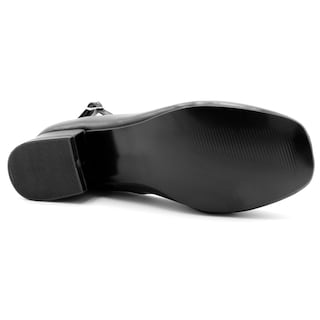 Foto 3 | Zapatillas Exterior Piel Sintética Color Negro Para Mujer De Rbcollection