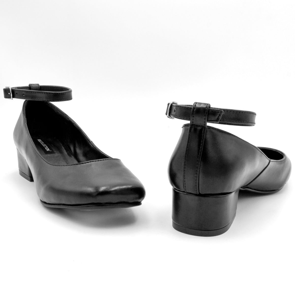Foto 6 pulgar | Zapatillas Exterior Piel Sintética Color Negro Para Mujer De Rbcollection