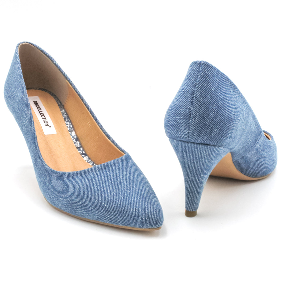 Foto 4 pulgar | Zapatillas Rbcollection Exterior Textil Azules para Mujer