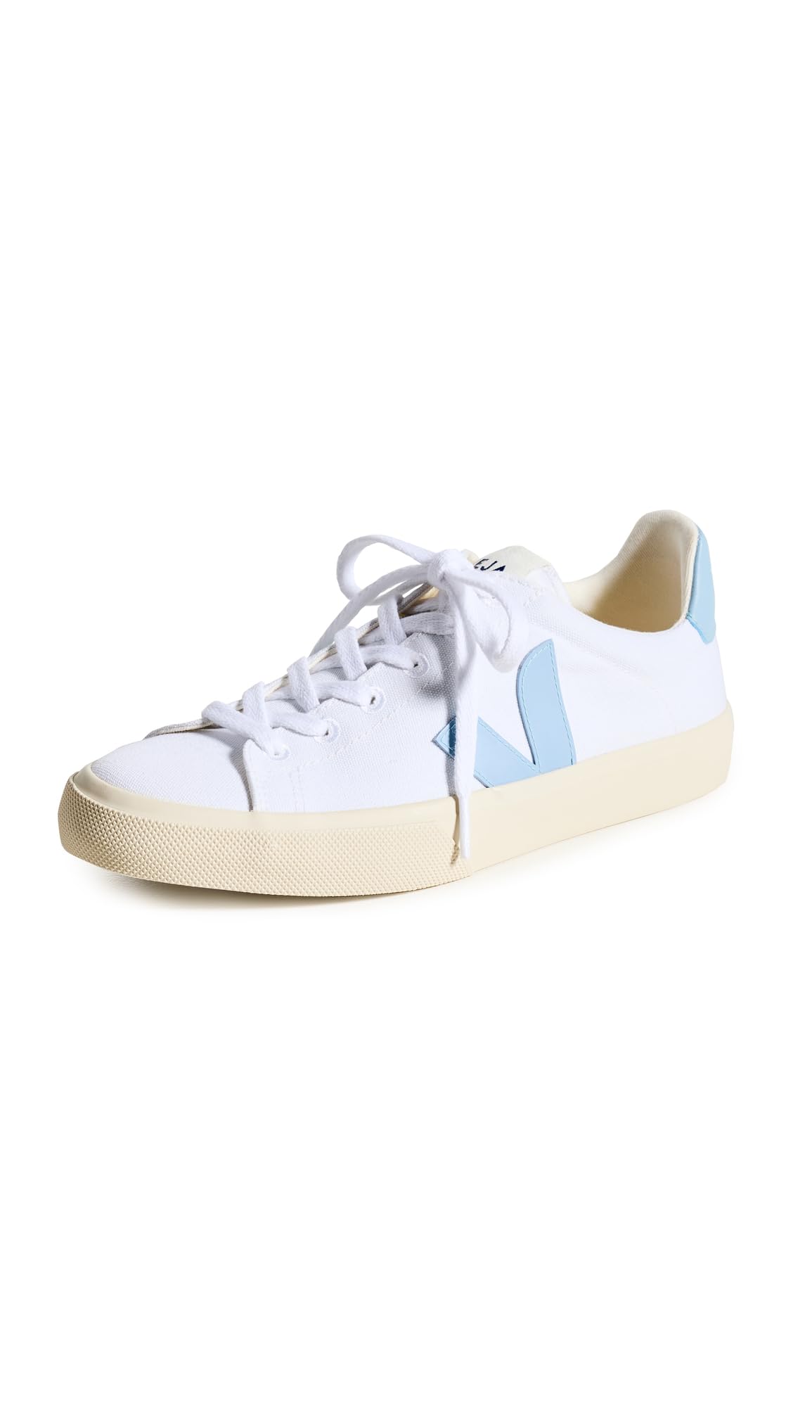 Zapatillas Veja Campo Canvas Para Mujer, Color Blanco, Acero, Talla 7 - Venta Internacional. $5,038