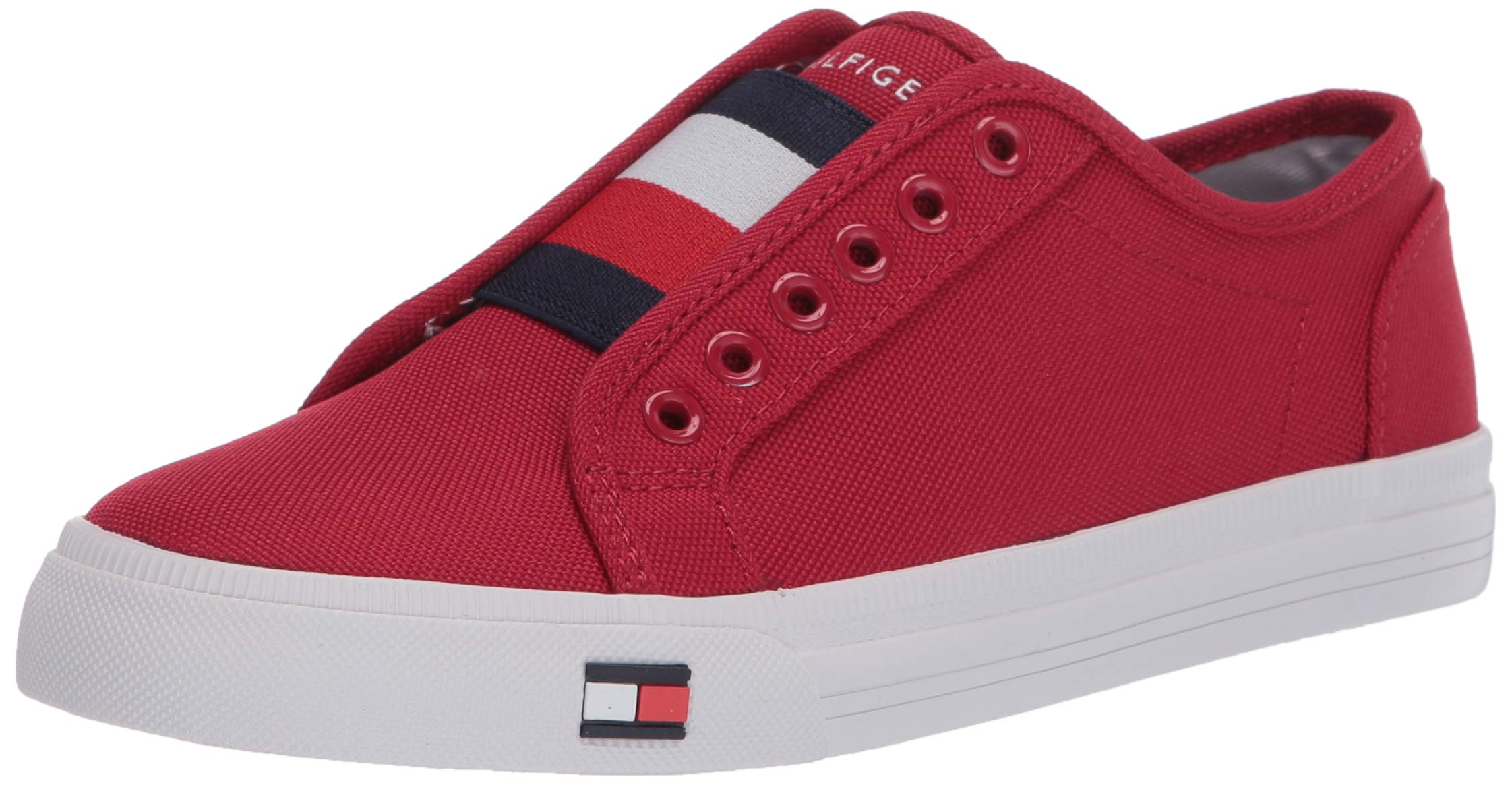 Foto 2 pulgar | Zapatilla Sin Cordones Anni De Tommy Hilfiger Para Mujer, Color Rojo - Venta Internacional.