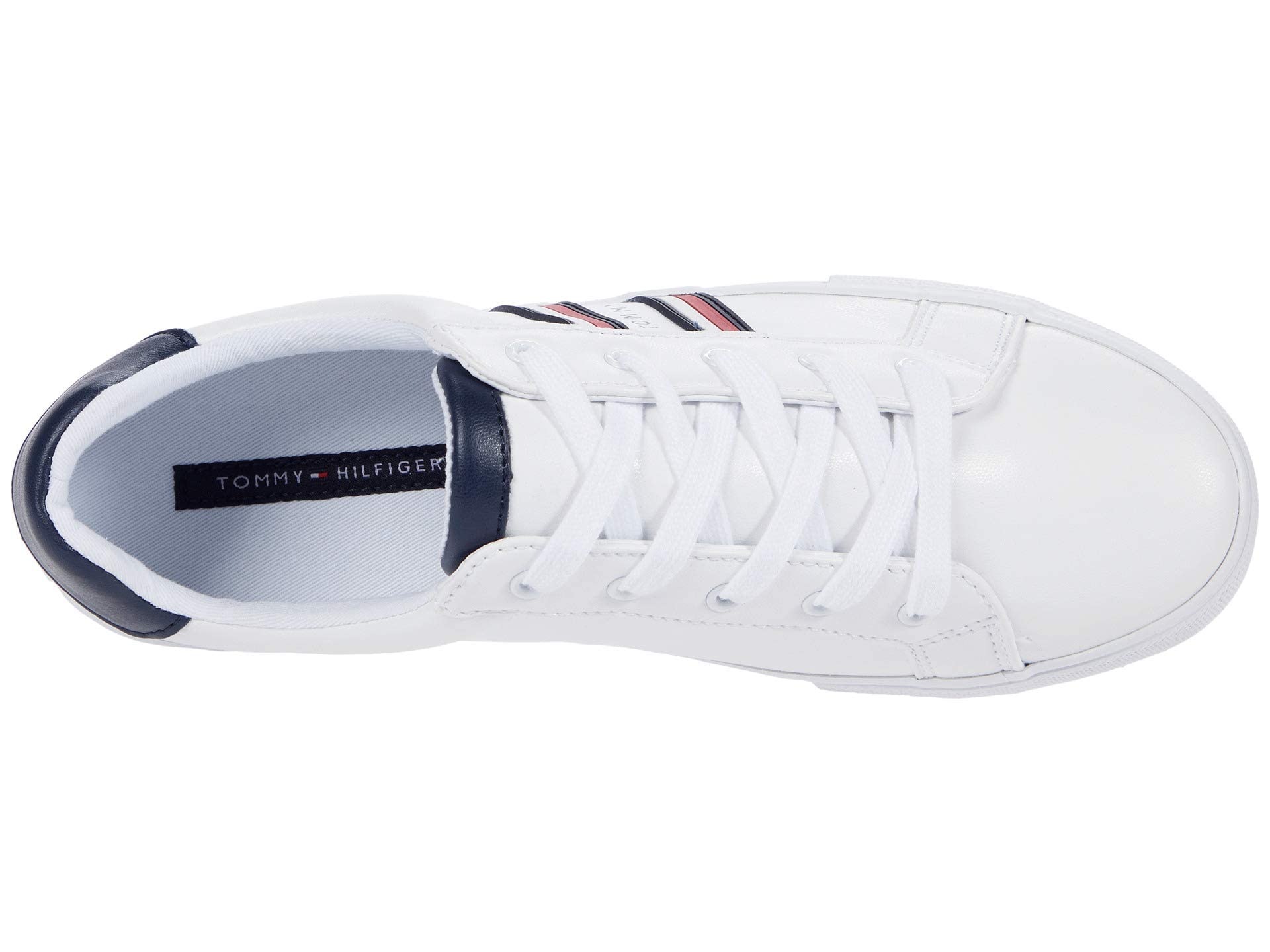 Foto 3 pulgar | Zapatos Tommy Hilfiger Lendon Blanco/azul Marino Para Hombre Talla 8.5m - Venta Internacional.
