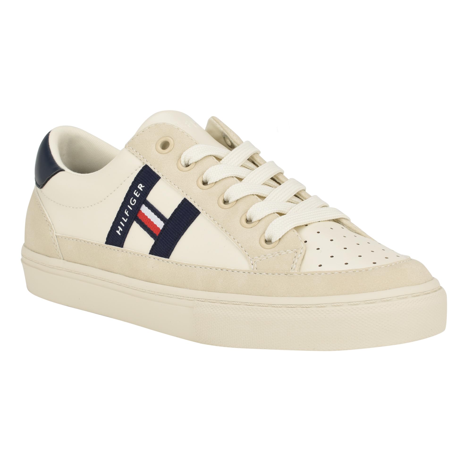 Foto 2 pulgar | Zapatillas Tommy Hilfiger Lahzie Ivory Para Mujer - Talla 9m - Venta Internacional.