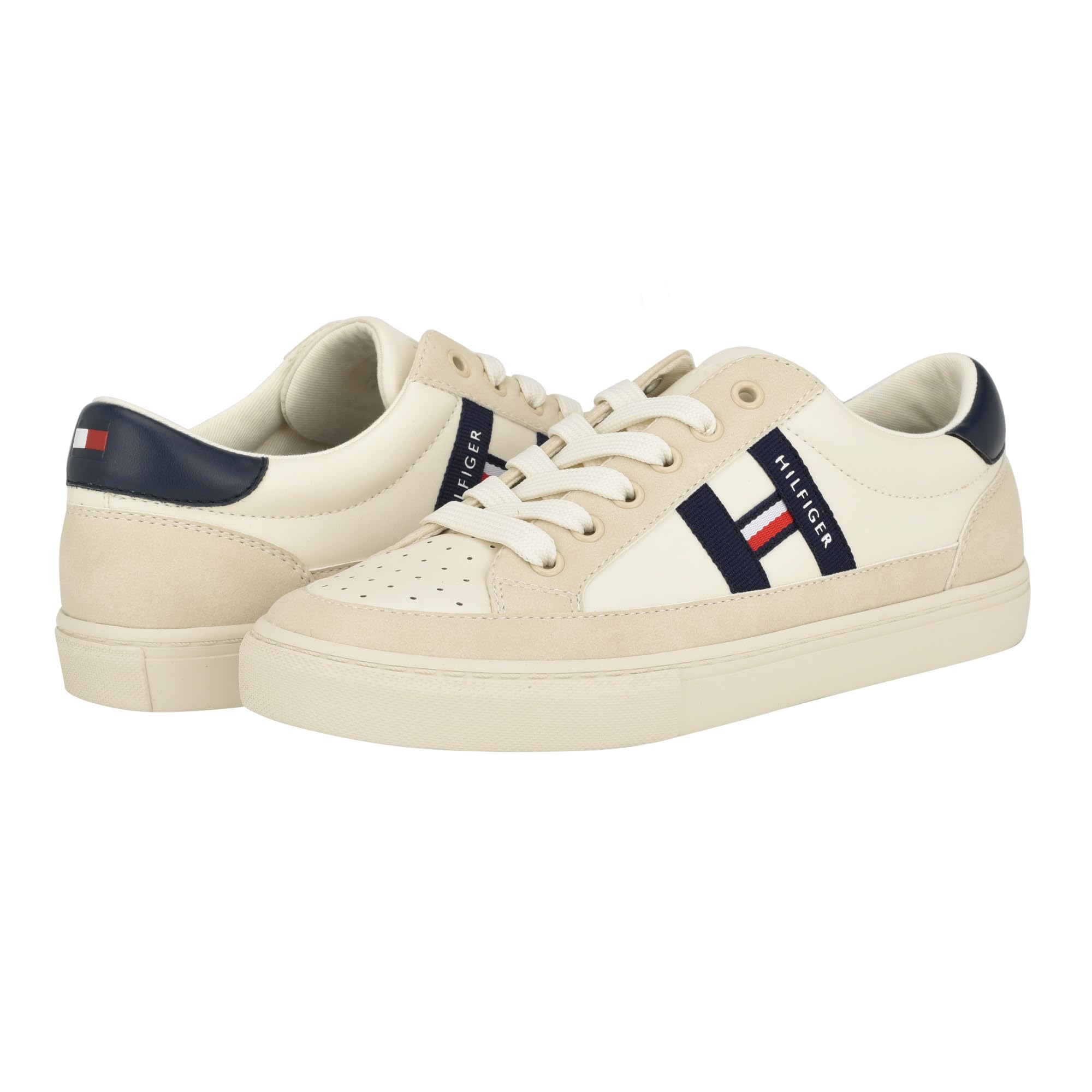 Foto 7 pulgar | Zapatillas Tommy Hilfiger Lahzie Ivory Para Mujer - Talla 9m - Venta Internacional.