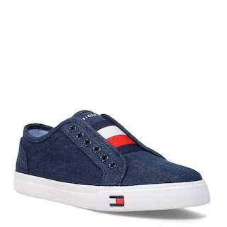 Foto 1 | Tenis Tommy Hilfiger Anni Slip-on en Denim para Mujer - Venta Internacional