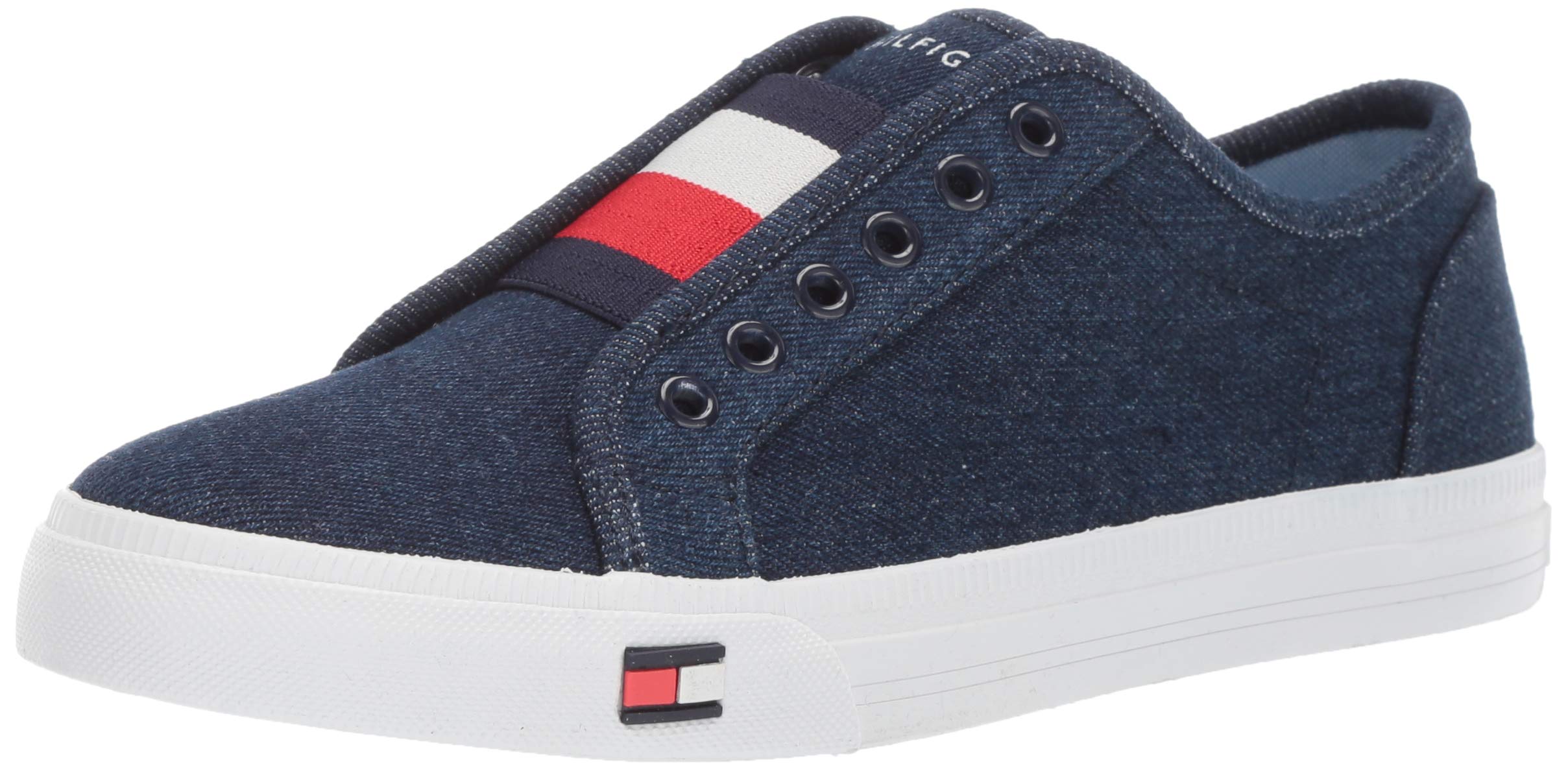 Tenis Tommy Hilfiger Anni Slip-on en Denim para Mujer - Venta Internacional