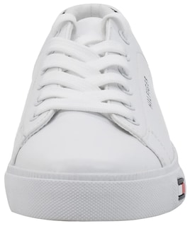 Foto 2 | Tenis Tommy Hilfiger Laddin con Monograma Blancos para Mujer - Venta Internacional