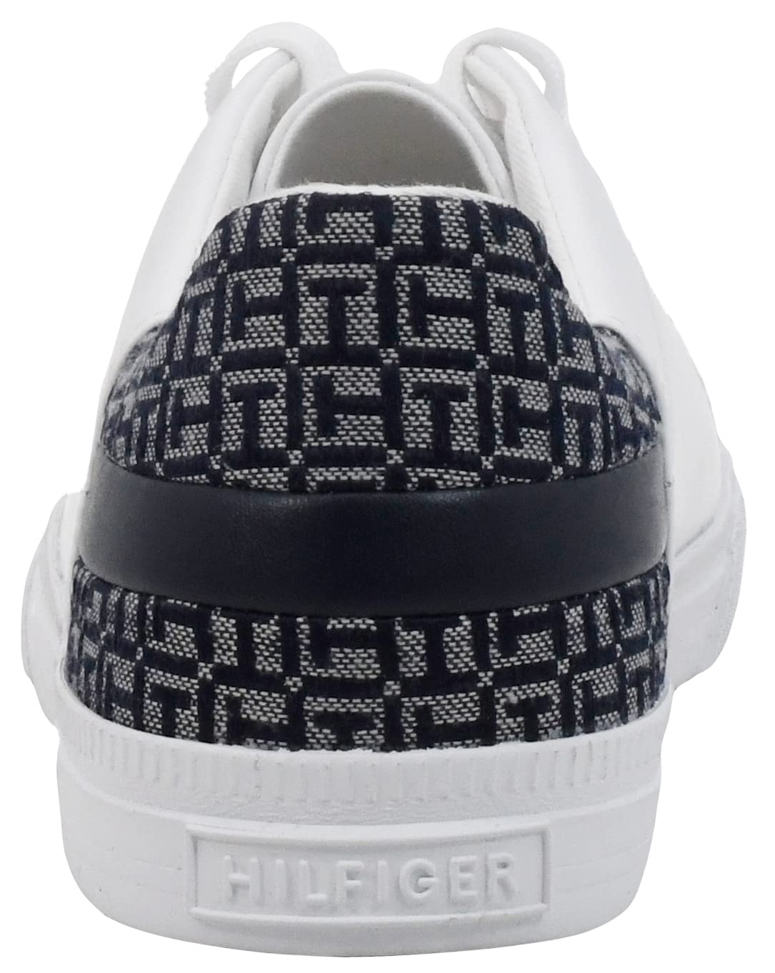 Foto 4 pulgar | Tenis Tommy Hilfiger Laddin con Monograma Blancos para Mujer -  Venta Internacional