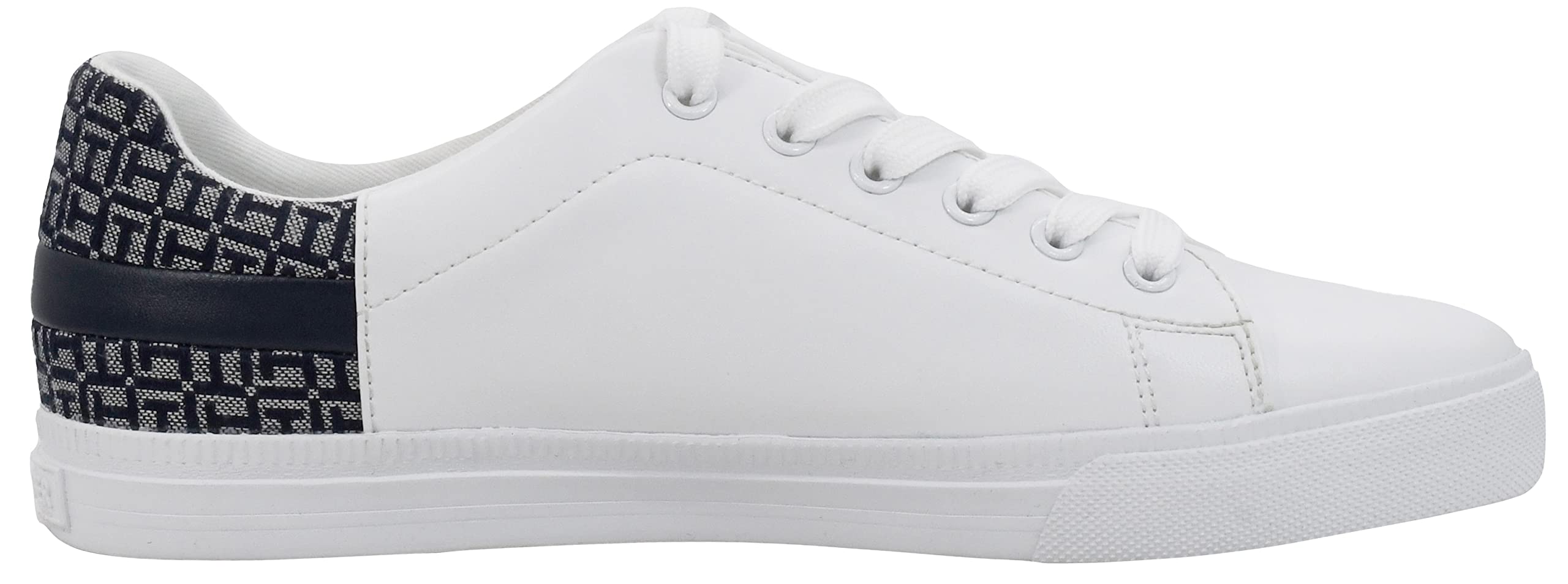 Foto 7 pulgar | Tenis Tommy Hilfiger Laddin con Monograma Blancos para Mujer -  Venta Internacional