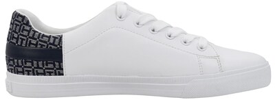 Foto 6 | Tenis Tommy Hilfiger Laddin con Monograma Blancos para Mujer - Venta Internacional