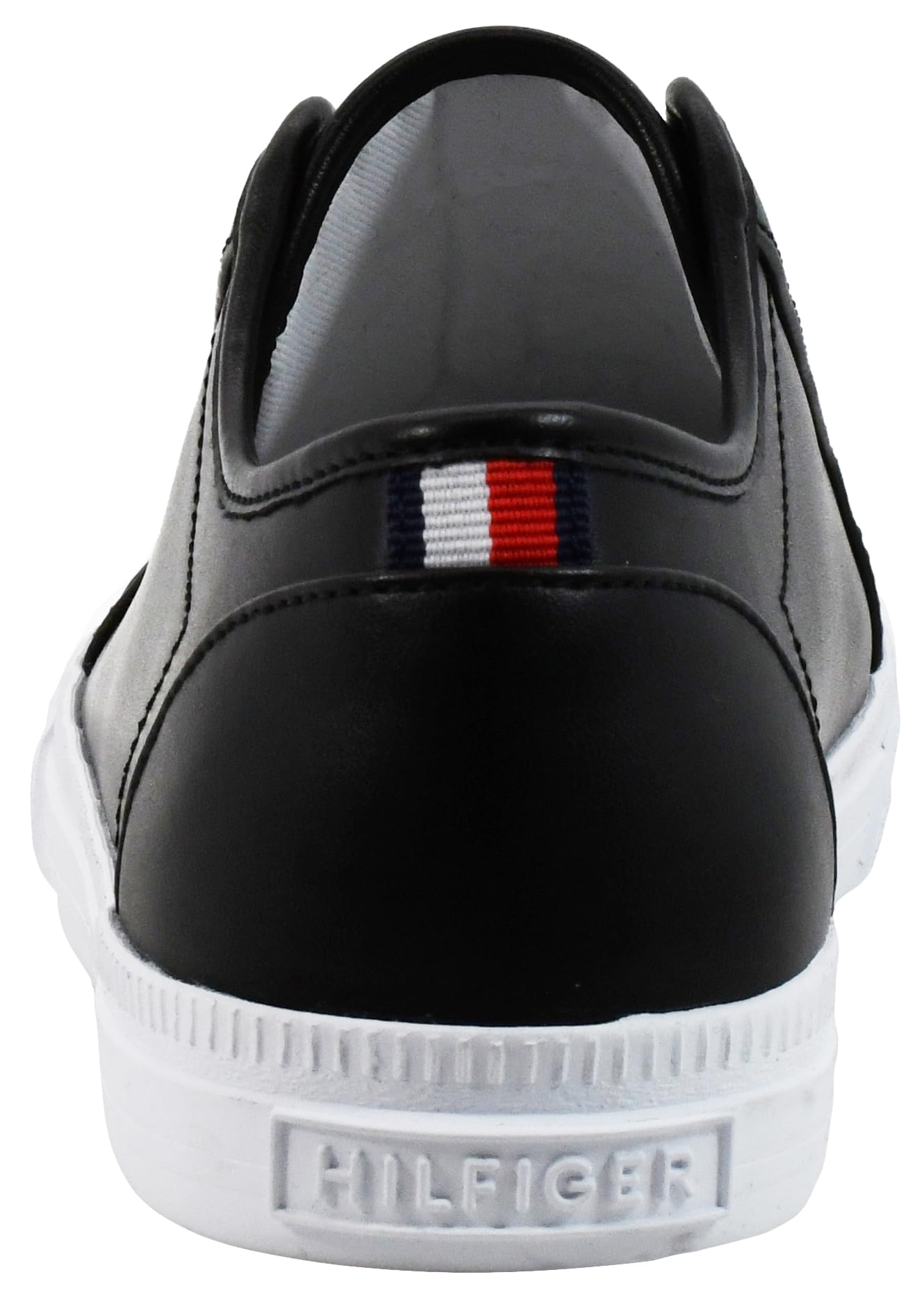 Foto 4 pulgar | Zapatillas Tommy Hilfiger Anni Para Mujer, Negras, Lisas, Talla 7.5 Us - Venta Internacional.