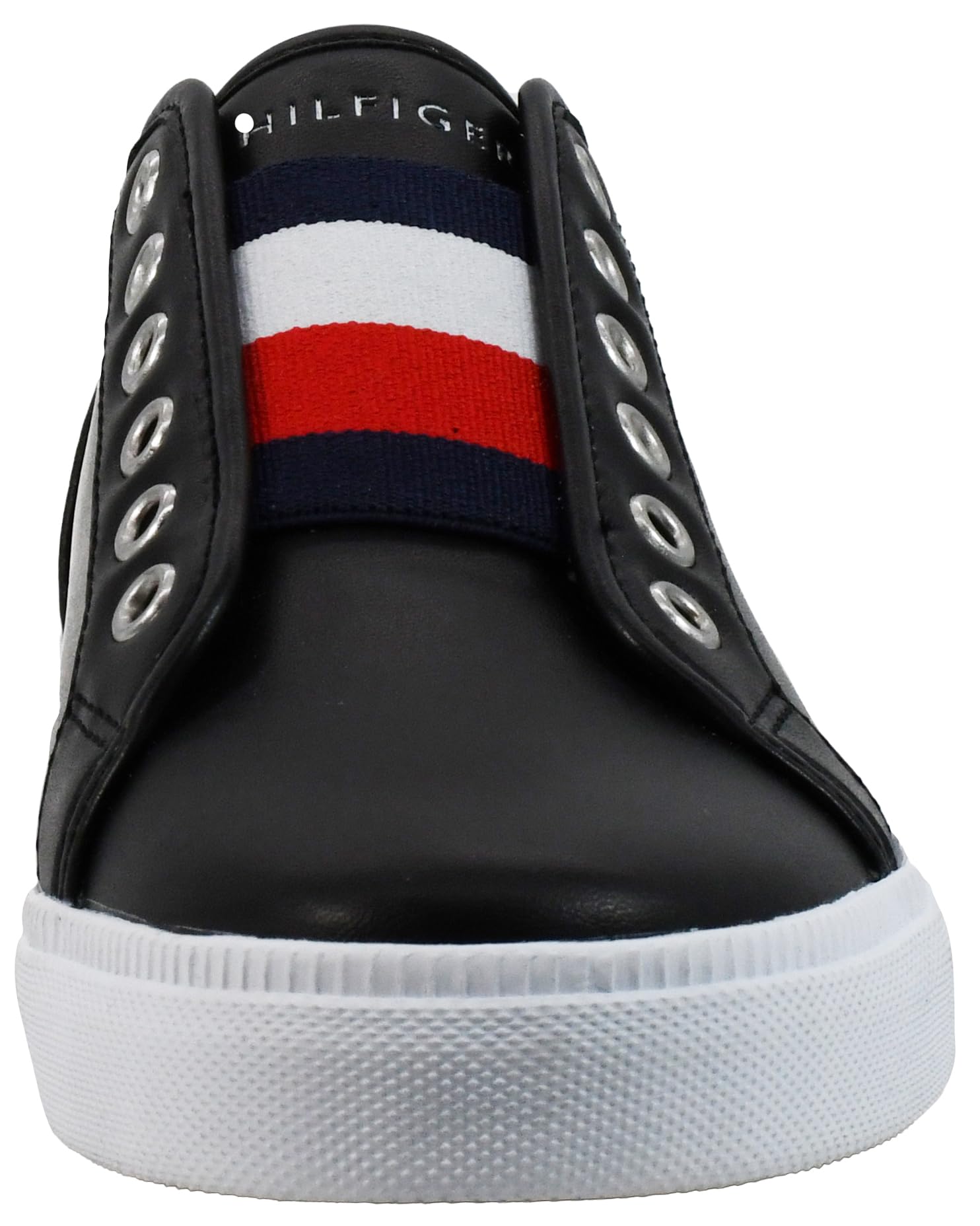 Foto 6 pulgar | Zapatillas Tommy Hilfiger Anni Para Mujer, Negras, Lisas, Talla 7.5 Us - Venta Internacional.