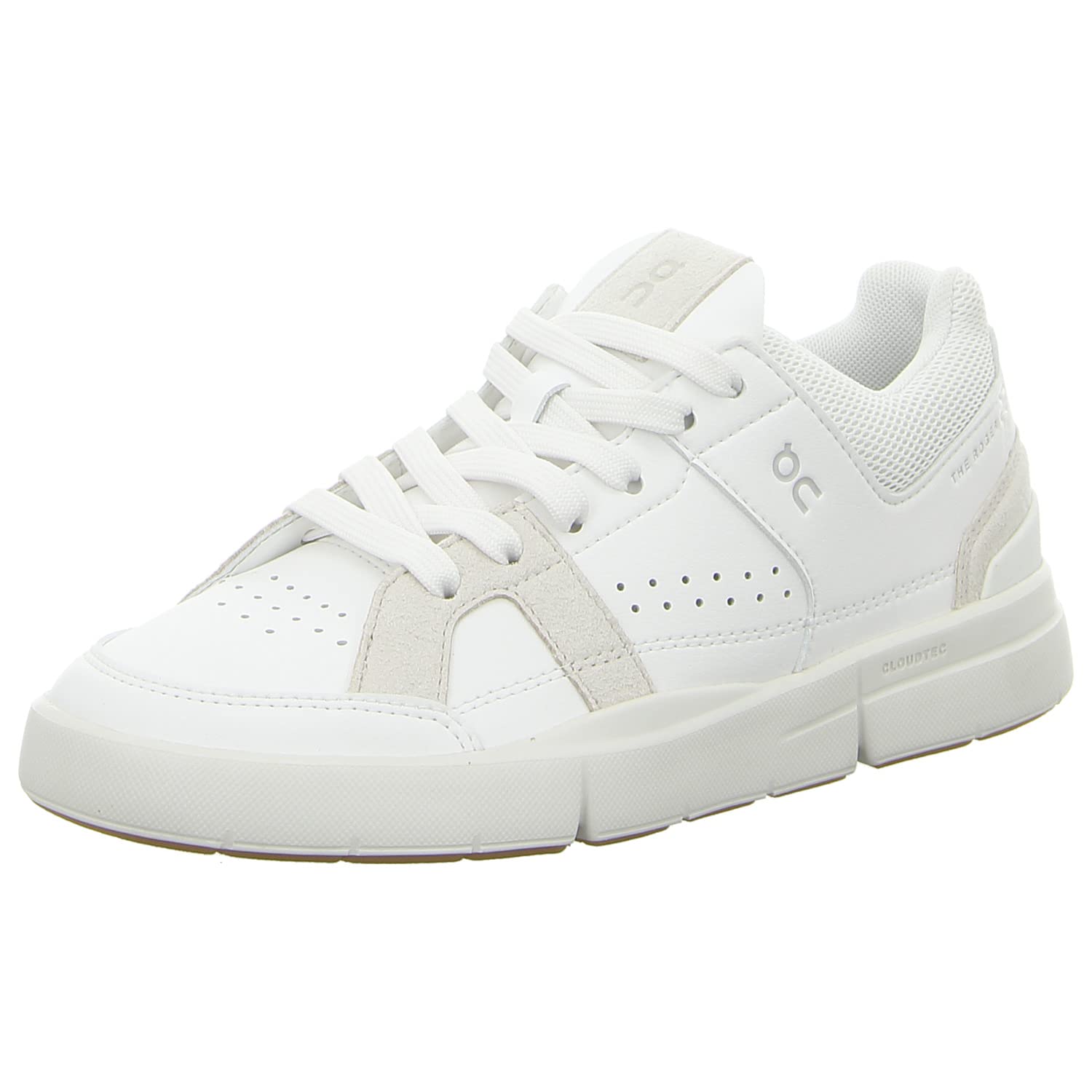 Foto 2 pulgar | Zapatillas On The Roger Clubhouse Para Mujer, Color Blanco/arena, 10,5 Cm - Venta Internacional.