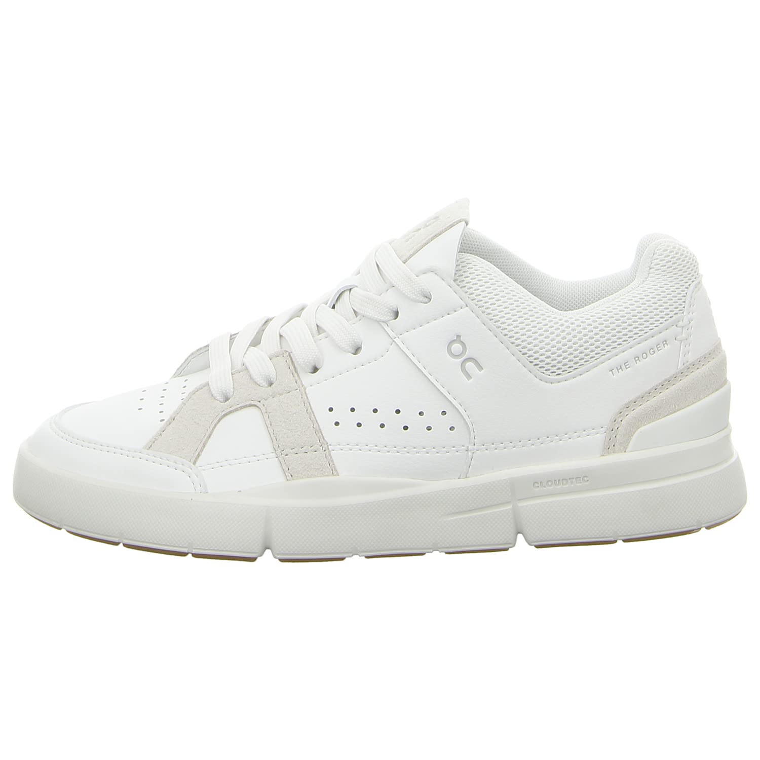 Foto 3 pulgar | Zapatillas On The Roger Clubhouse Para Mujer, Color Blanco/arena, 10,5 Cm - Venta Internacional.