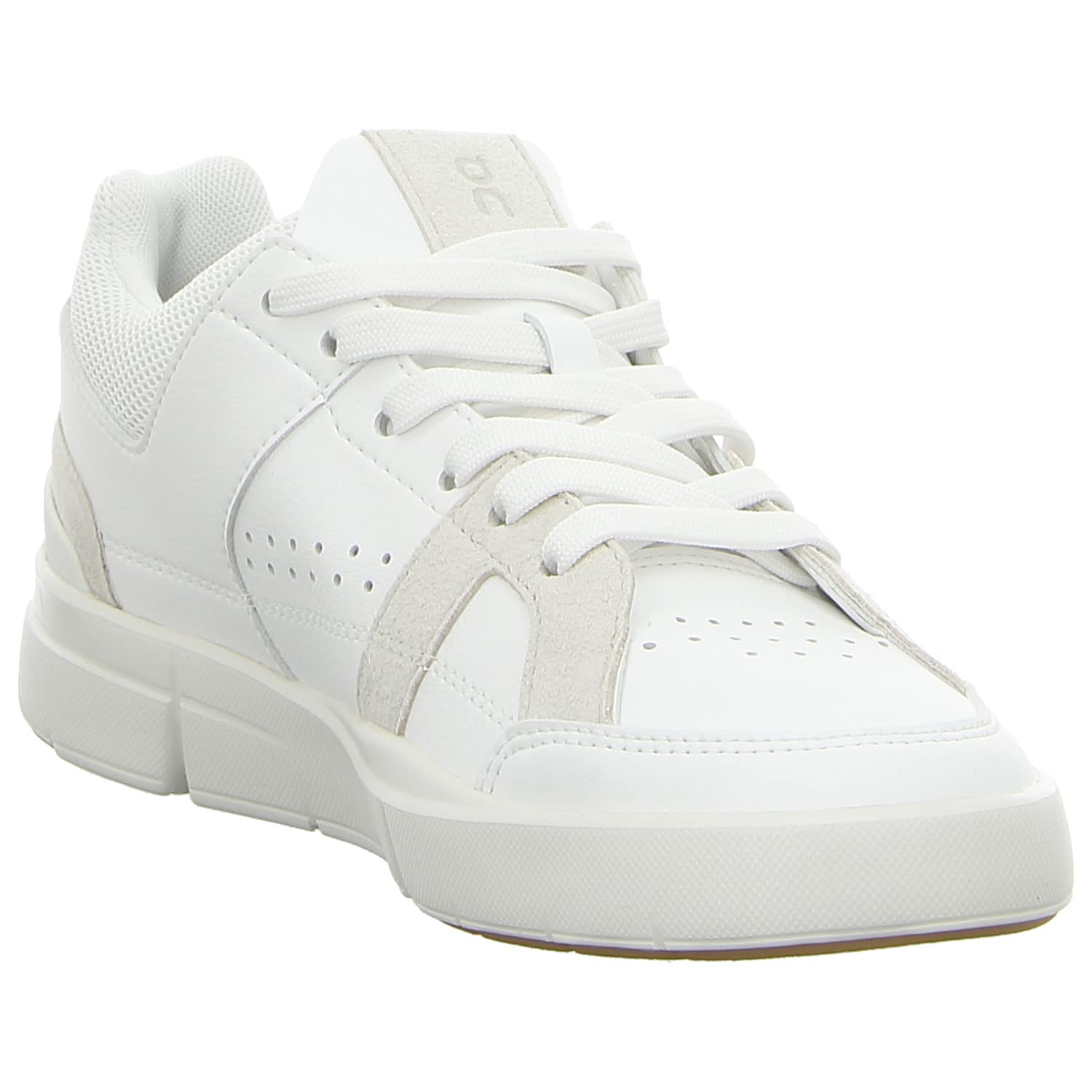 Foto 7 pulgar | Zapatillas On The Roger Clubhouse Para Mujer, Color Blanco/arena, 10,5 Cm - Venta Internacional.