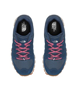 Foto 2 | Zapatillas De Senderismo The North Face Truckee Para Mujer, Azul Sombrío Y Gris Estaño - Venta Internacional.