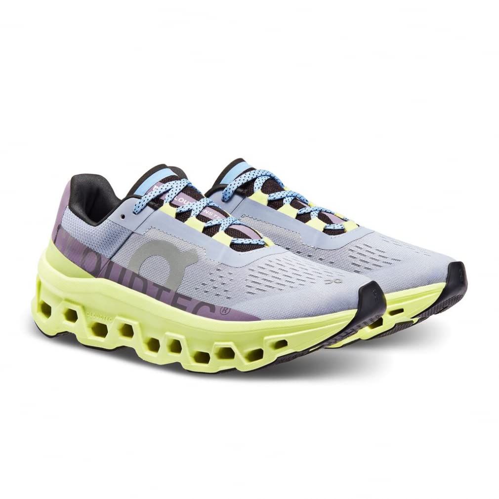 Zapatillas On Cloudmonster Para Mujer Nimbus/hay Azul/verde - Venta Internacional.