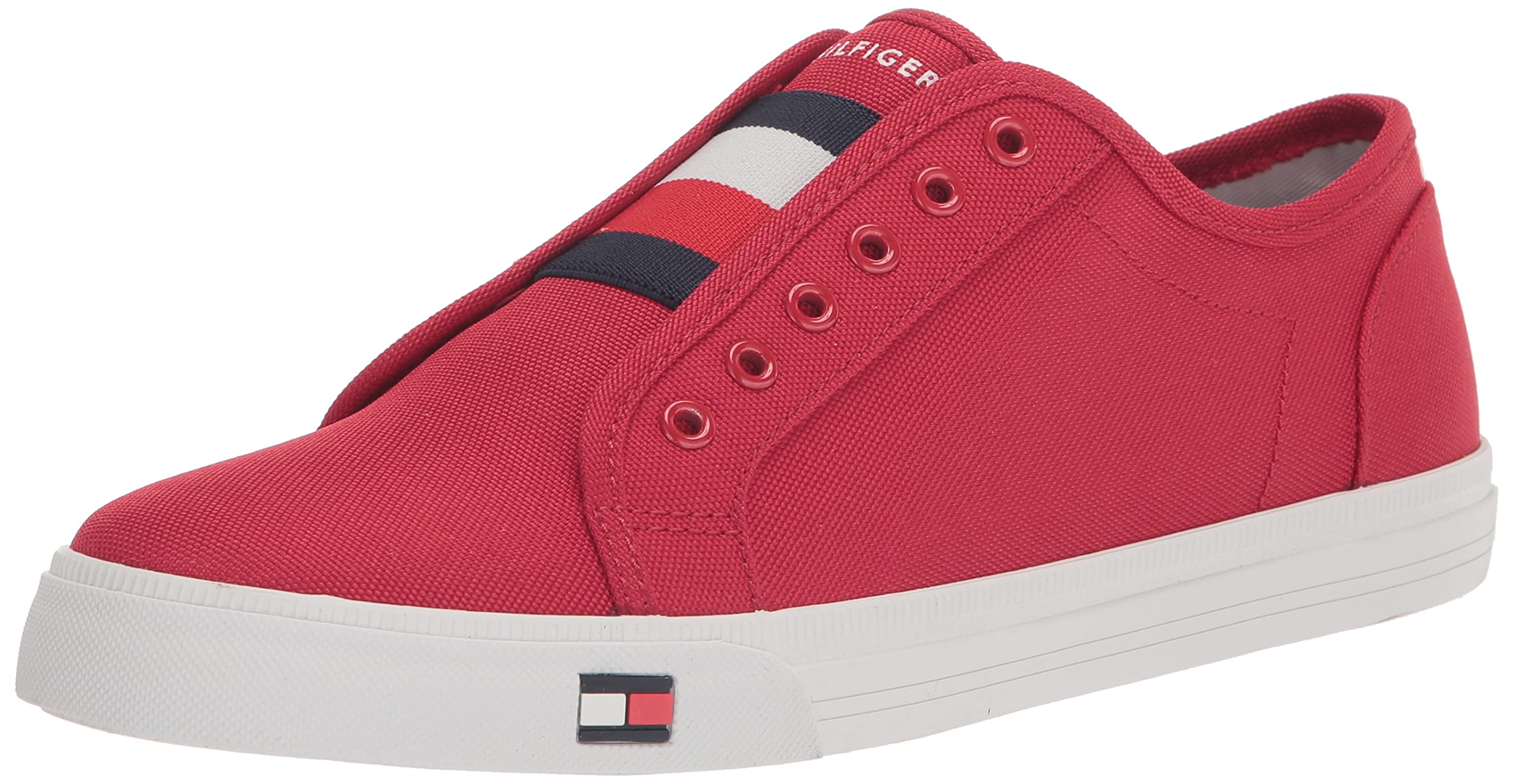 Foto 2 pulgar | Zapatilla Sin Cordones Anni De Tommy Hilfiger Para Mujer, Color Rojo, Talla 5 - Venta Internacional.