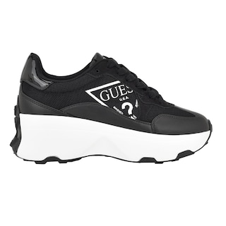 Foto 5 | Tenis Guess Calebb Negros para Mujer - Venta Internacional