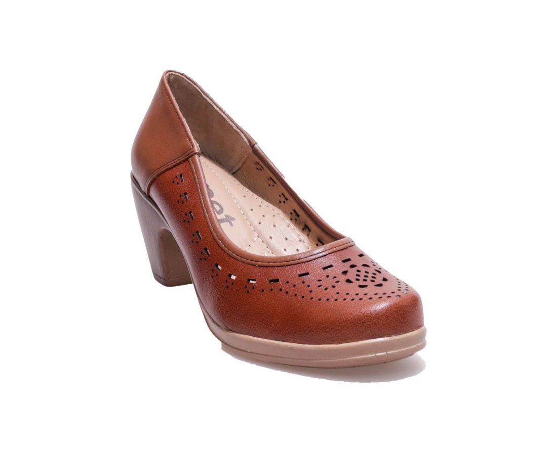 Zapatos Manet 275-03 Brandy Formal Dama