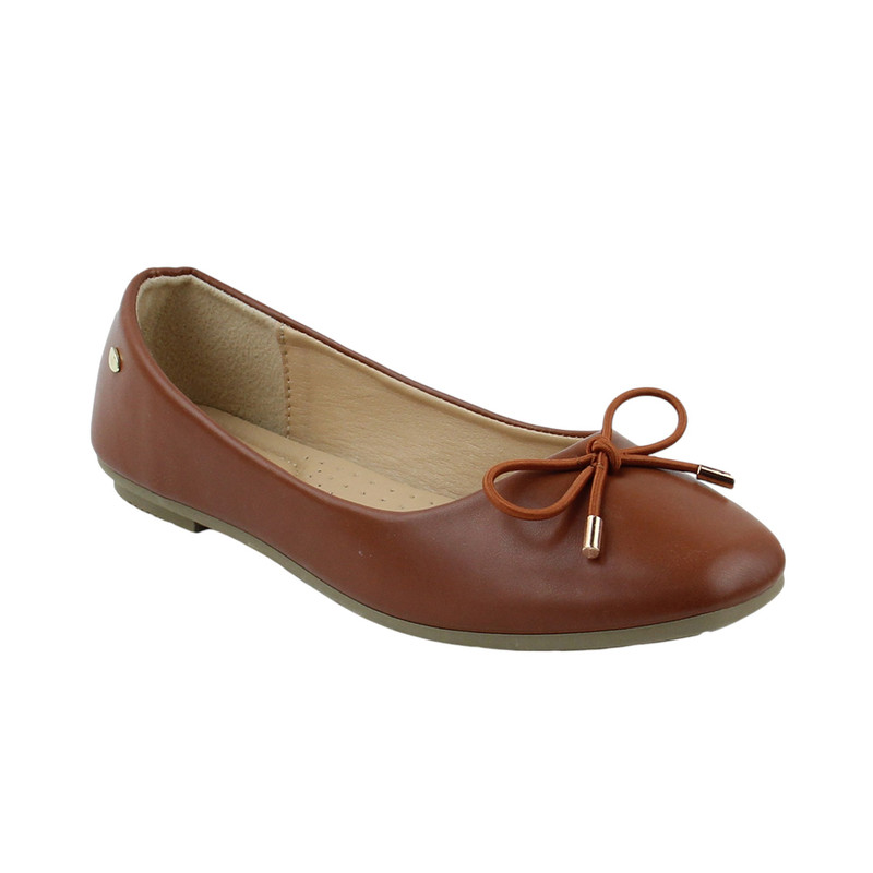 Flats Para Mujer Marca Lob Footwear Con Un Acabado Estilo Pu En Color Café 56204558