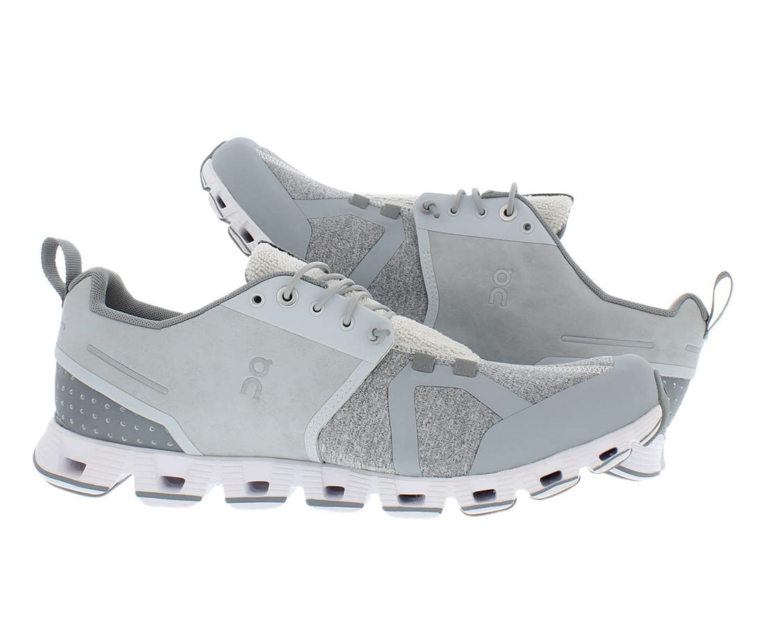 Foto 5 pulgar | Zapatillas On Cloud Terry Para Mujer De Piel Vegana Plateada - Venta Internacional.