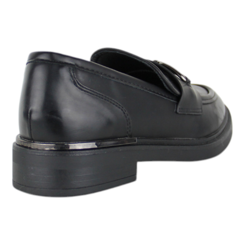 Foto 4 pulgar | Brogue Para Mujer Lob Footwear Pu Negro 92804964