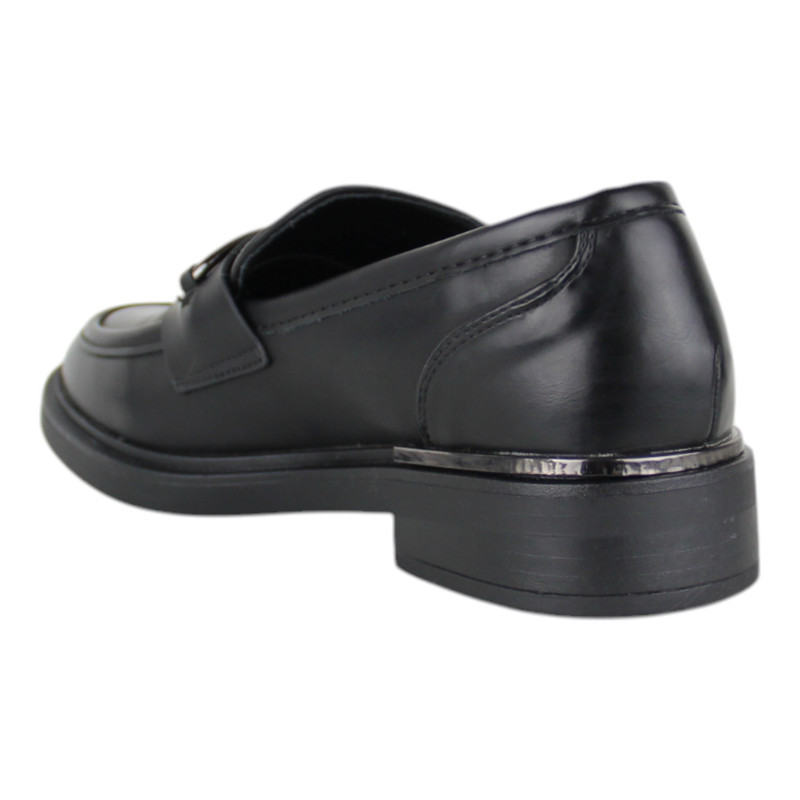 Foto 5 pulgar | Brogue Para Mujer Lob Footwear Pu Negro 92804964