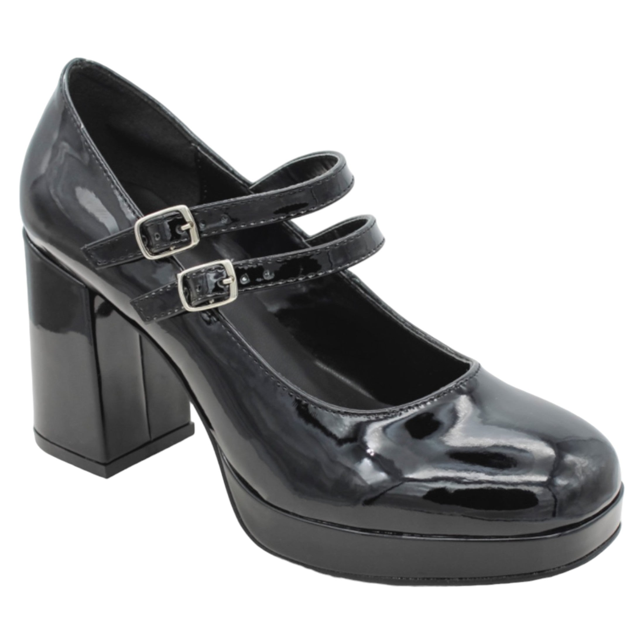 Zapatillas Exterior Charol Color Negro Para Mujer De Rbcollection