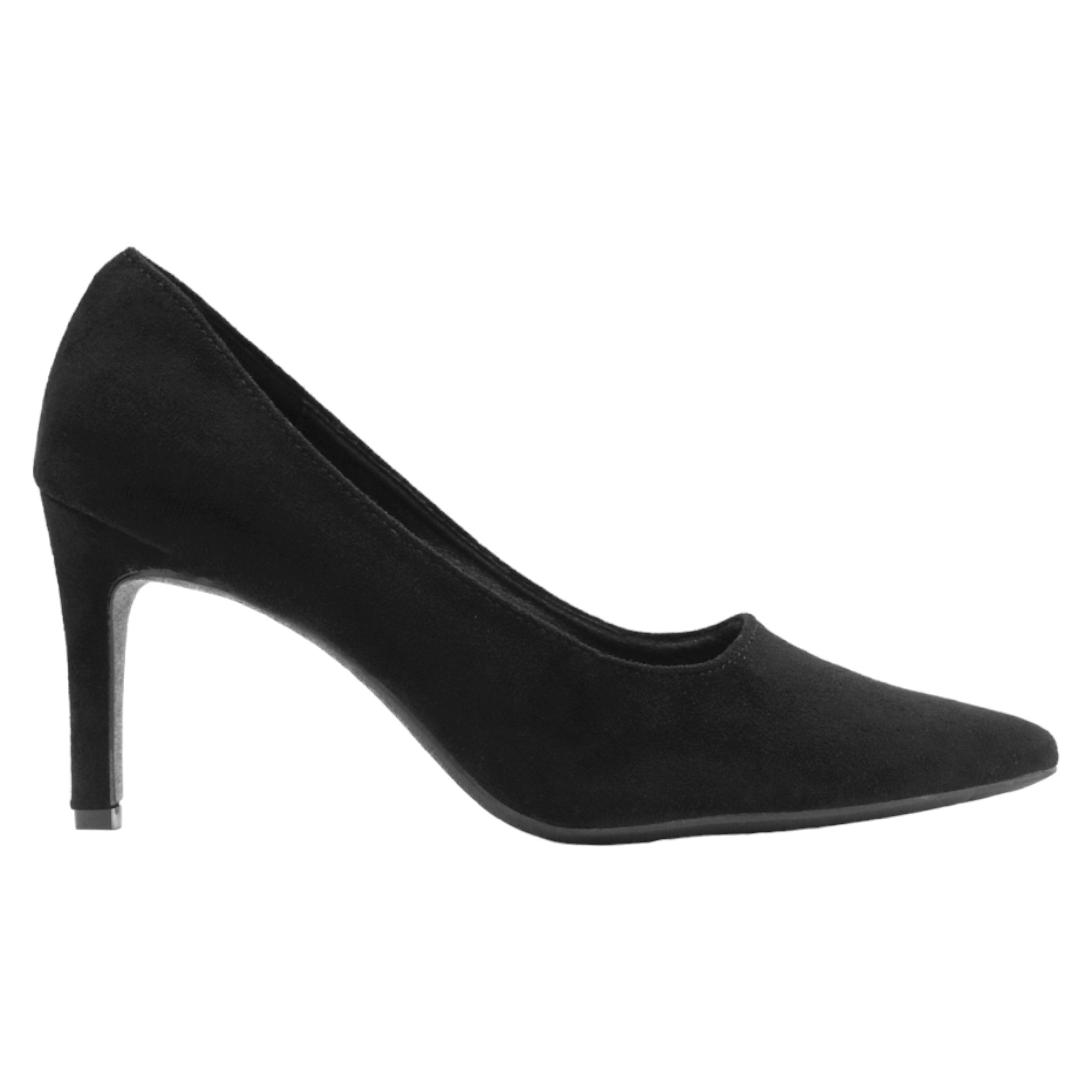 Foto 2 | Zapatillas Exterior Gamuza Sintética Negro de Rbcollection para Mujer