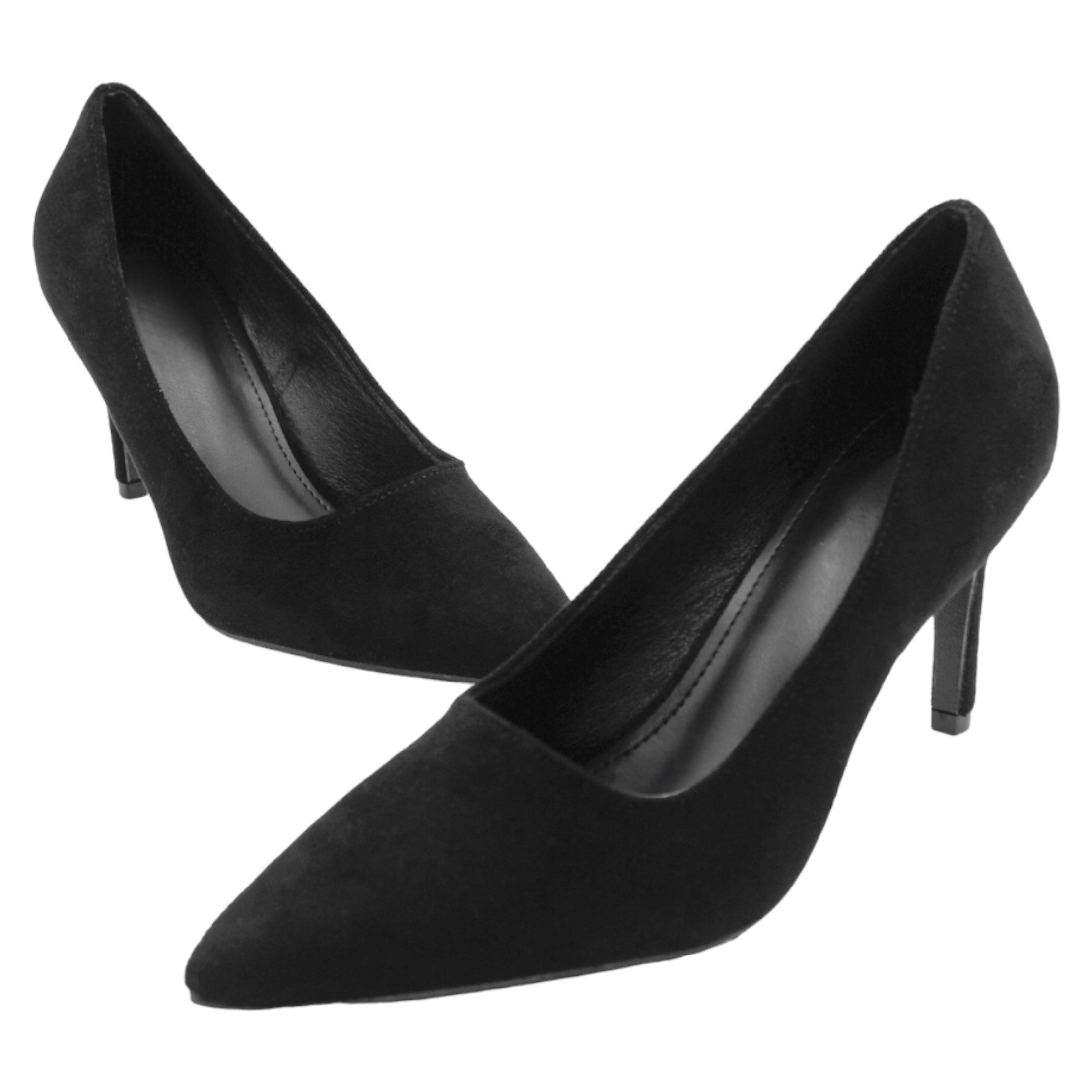 Foto 4 | Zapatillas Exterior Gamuza Sintética Negro de Rbcollection para Mujer