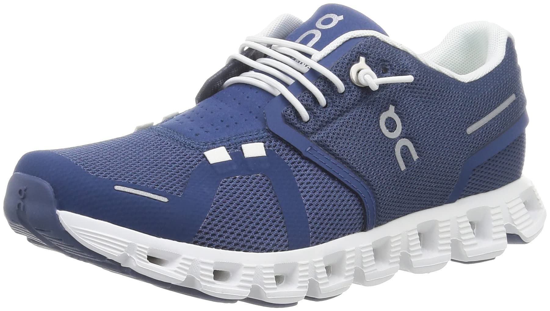 Zapatillas Para Correr Sneakers On Cloud 5 Denim/white Para Mujer - Venta Internacional.