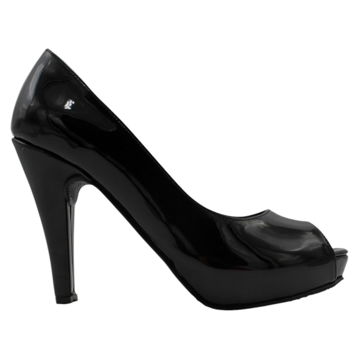 Foto 3 pulgar | Zapatillas Exterior Charol Color Negro Para Mujer De Rbcollection