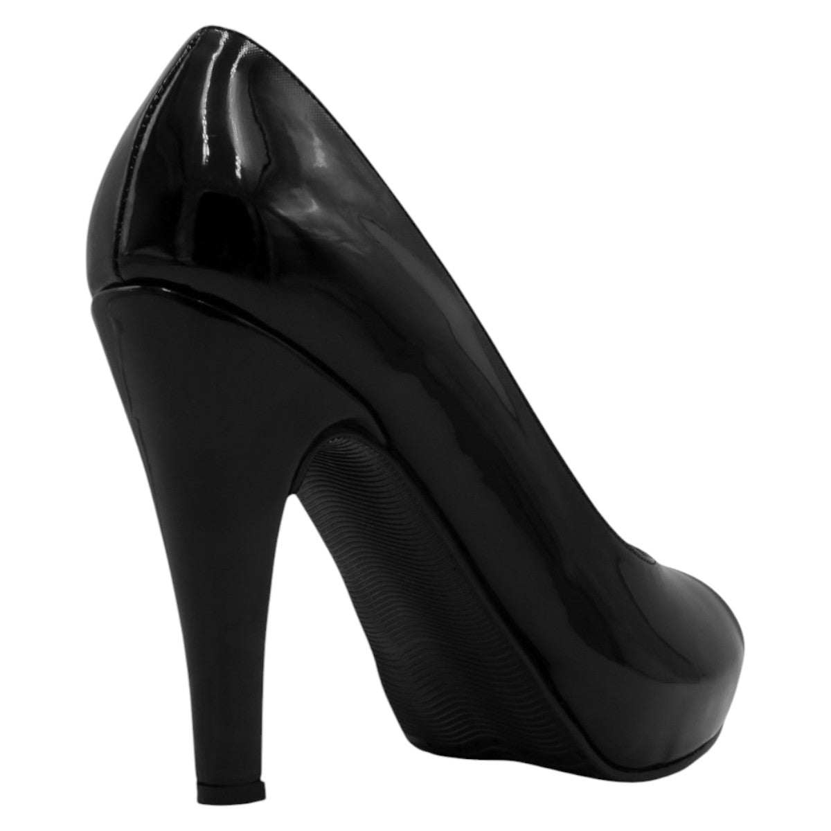 Foto 4 pulgar | Zapatillas Exterior Charol Color Negro Para Mujer De Rbcollection