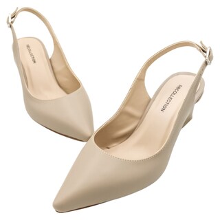 Foto 3 | Zapatillas Rbcollection Exterior Piel Vegana Beige para Mujer