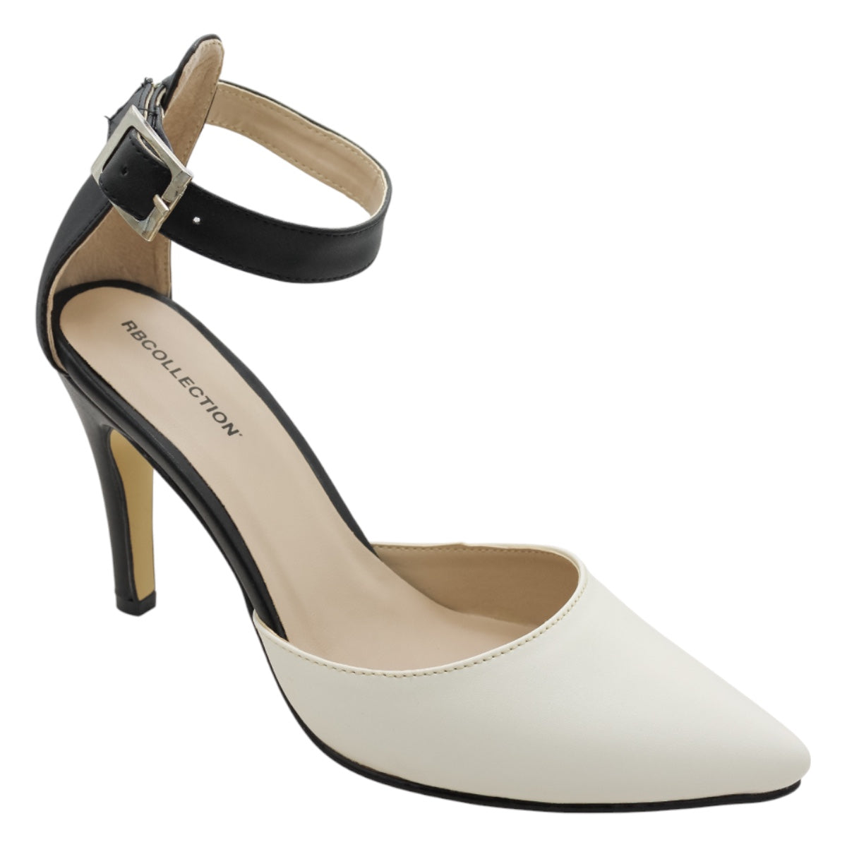 Foto 2 pulgar | Zapatillas Rbcollection Exterior Piel Vegana Blanco Negro Para Mujer