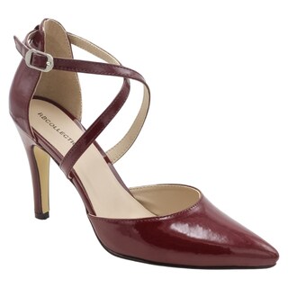 Foto 1 | Zapatillas Rbcollection Exterior Charol Vino para Mujer