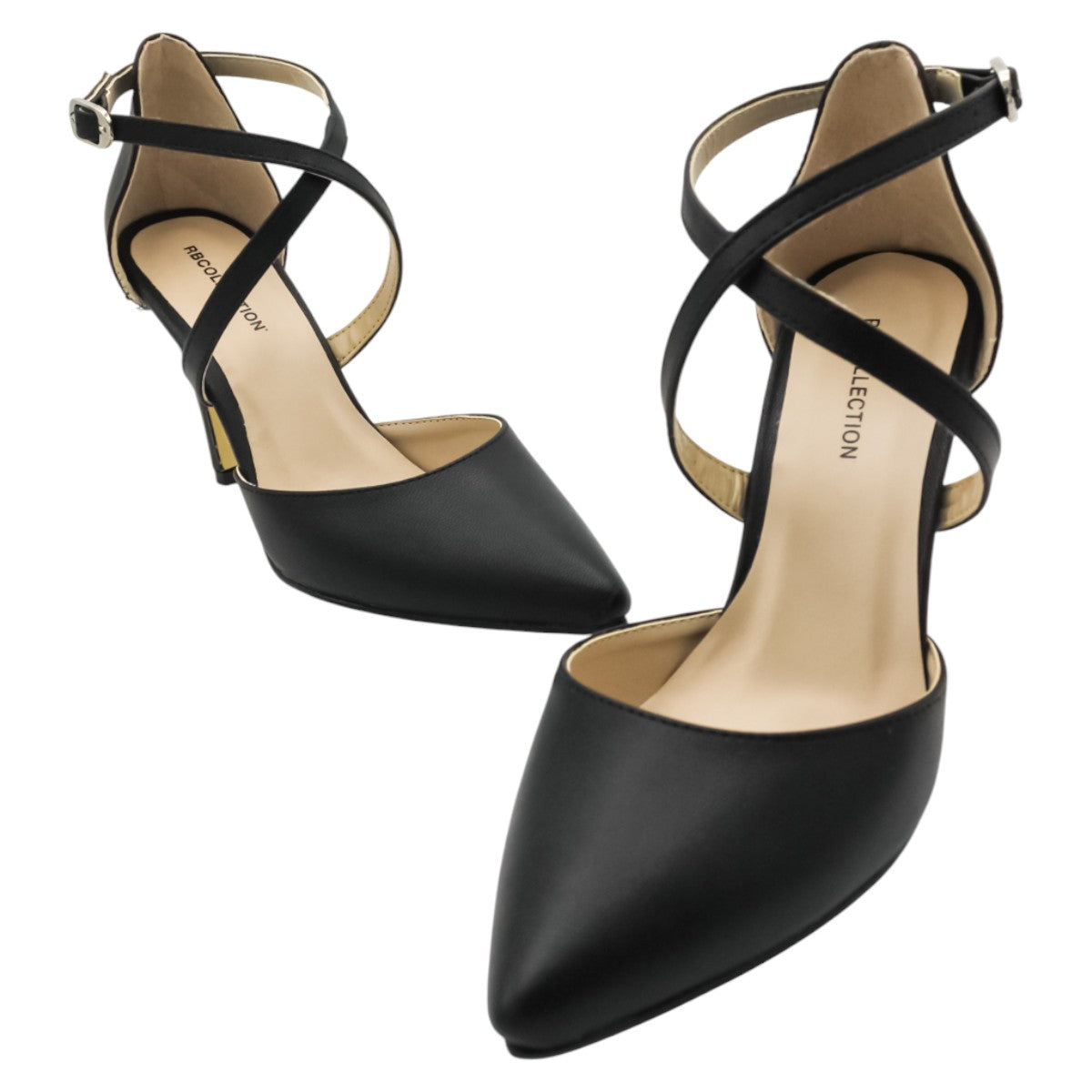 Foto 4 pulgar | Zapatillas Rbcollection Exterior Piel Vegana Negro para Mujer