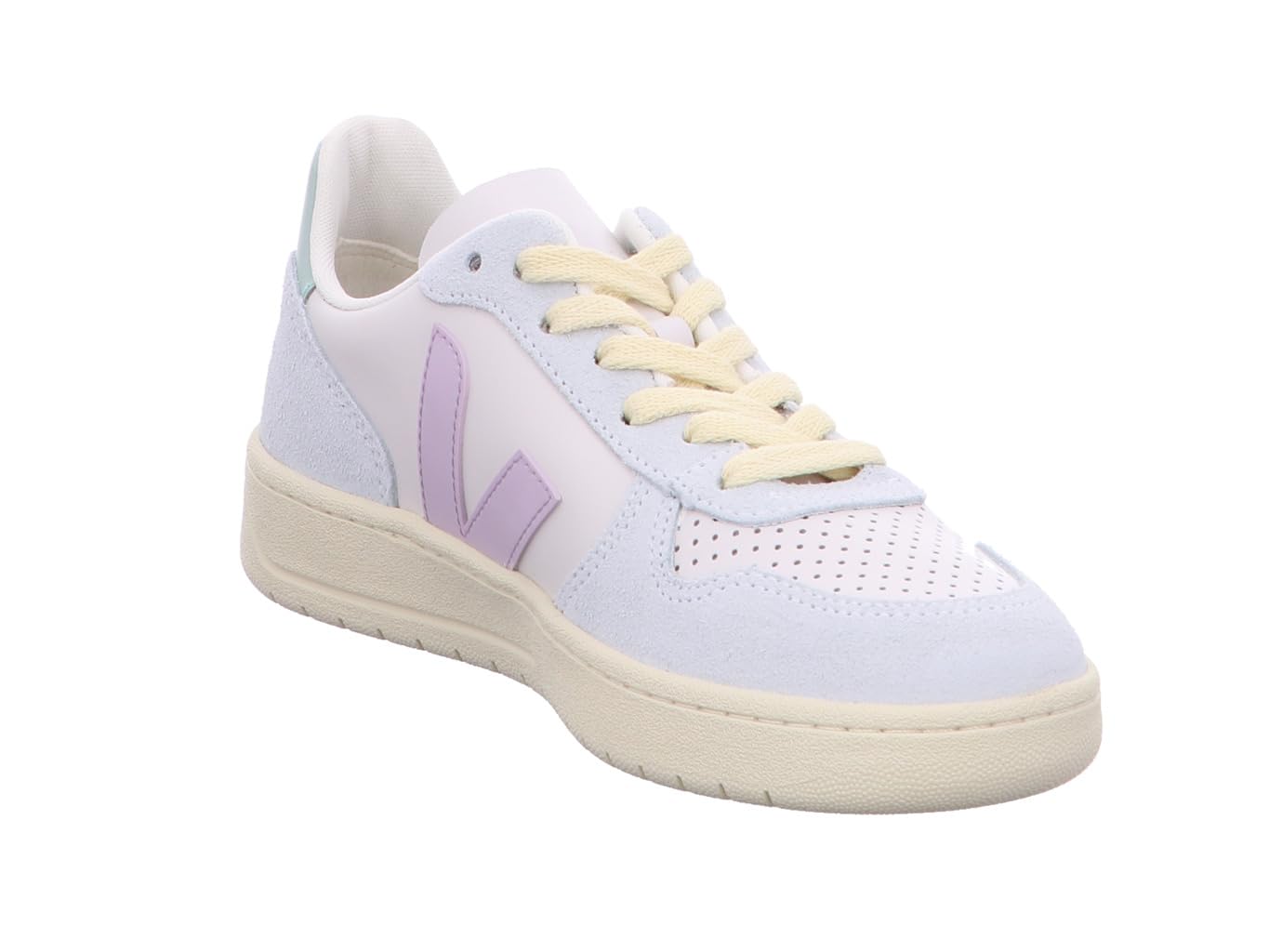 Foto 6 | Zapatilla Veja V-10 Para Mujer Gravel/parme/menthol, Talla 10 - Venta Internacional.