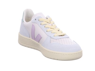Foto 6 | Zapatilla Veja V-10 Para Mujer Gravel/parme/menthol, Talla 10 - Venta Internacional.
